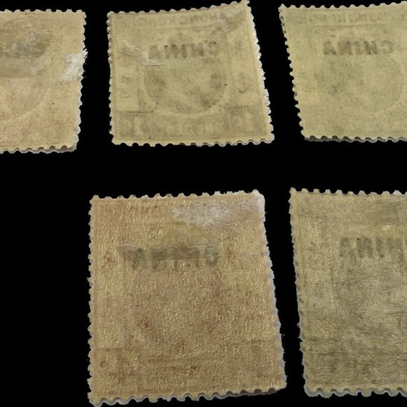 Rare ! Hong Kong China 1917-1927 Set of 5 SG18-28 Fine LMM - Picture 6 of 7